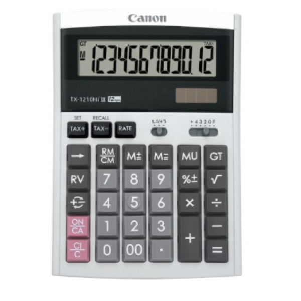 CANON TX-1210HI-111 12 DIGIT CALCULATOR