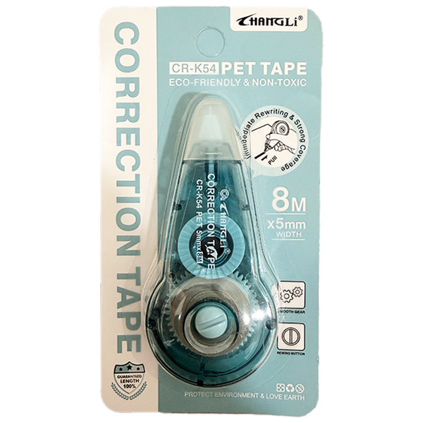 YW-CORRECTION TAPE DISPOSABLE 8M CHANGLI CR K54