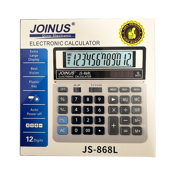 JOINUS JS-868L 12-DIGITS CALCULATOR (MEDIUM)