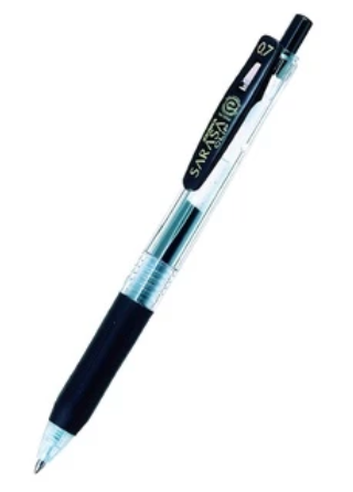 ZEBRA SARASA CLIP PEN 0.5MM, JJ15-BK (BLACK)