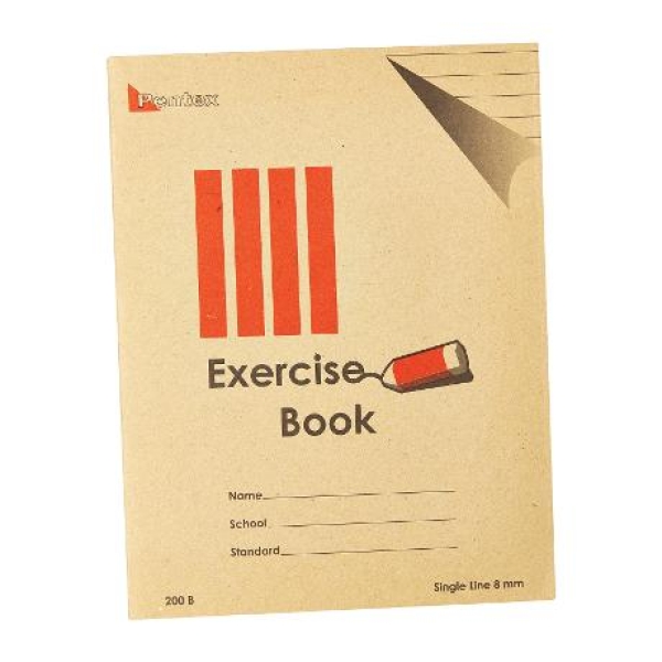 SOFT COVER EXCERCISE BOOK 120B (SINGLE LINE) 8MM