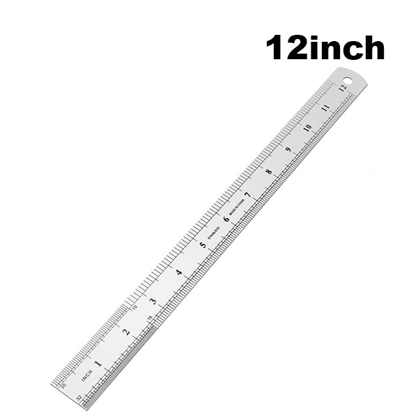 PLASTIC RULER 12"