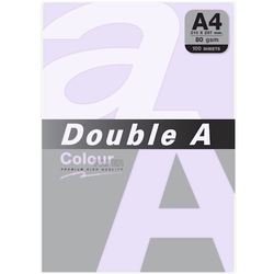 DOUBLE A A4 80GSM COLOUR PAPER - Lavender
