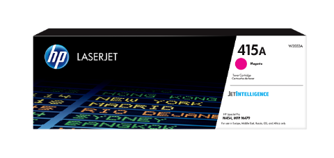 HP 415A LASER JET PRINTER CARTRIDGE - MAGENTA W2033A HP 415A LASER JET PRINTER CARTRIDGE - MAGENTA W2033A