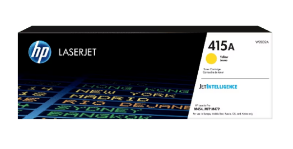HP 415A LASER JET PRINTER CARTRIDGE - YELLOW W2032A