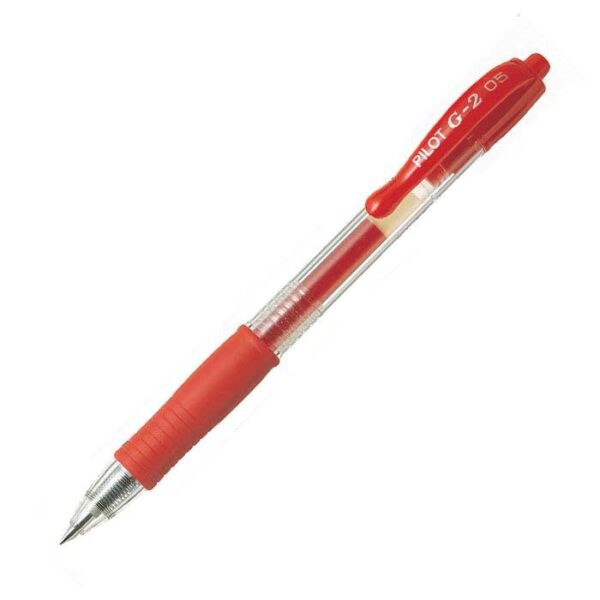 PILOT G2 0.5 GEL PEN - Red (BL-G2-5)