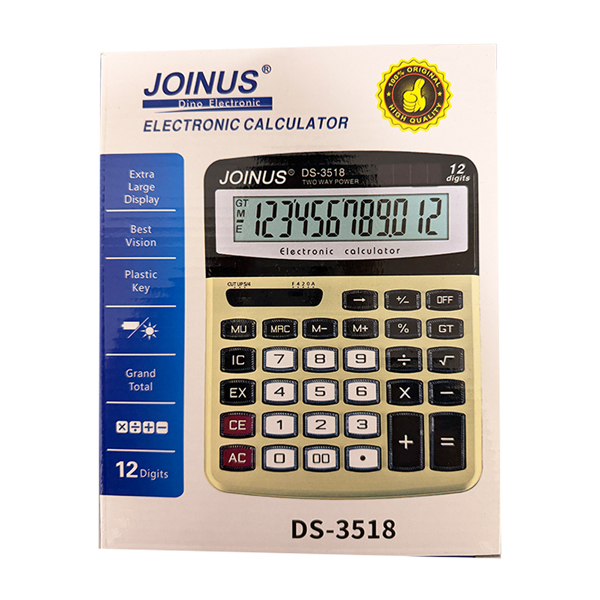 YW-JOINUS DS-3518 12-DIGITS CALCULATOR (LARGE)