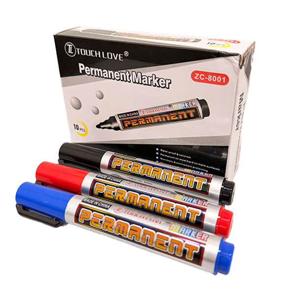 YW-TOUCH LOVE PERMANENT MARKER #8001 - Black